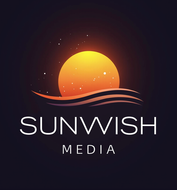 SunWish Media — a sun rising over calm water